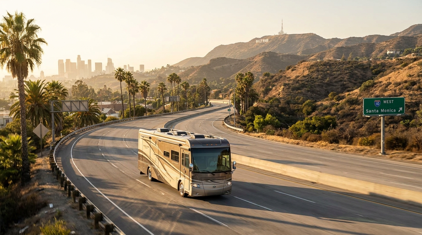 Týdenní trasa obytným vozem v Los Angeles 2026